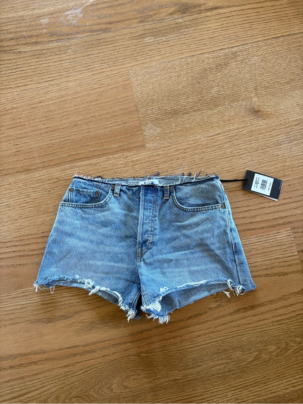 Redone raw waist shorts